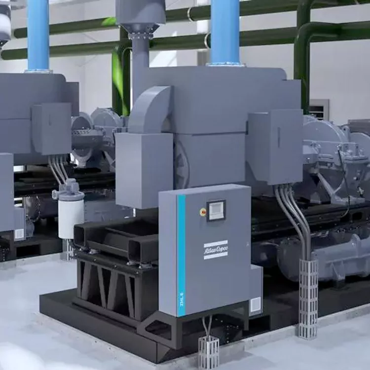 Large flow air compressor